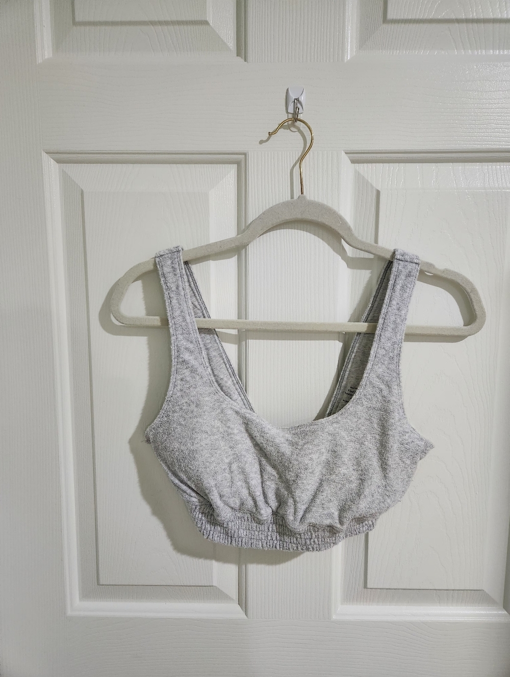 Gilly Hicks Light Heather Gray Stretch Bralette